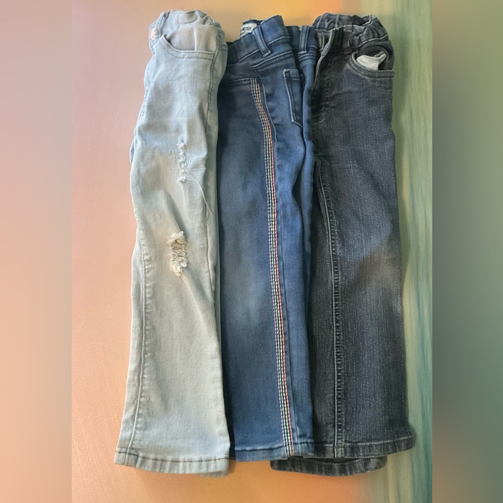 Toddler Girl Jeans Size 4T - 7 pairs